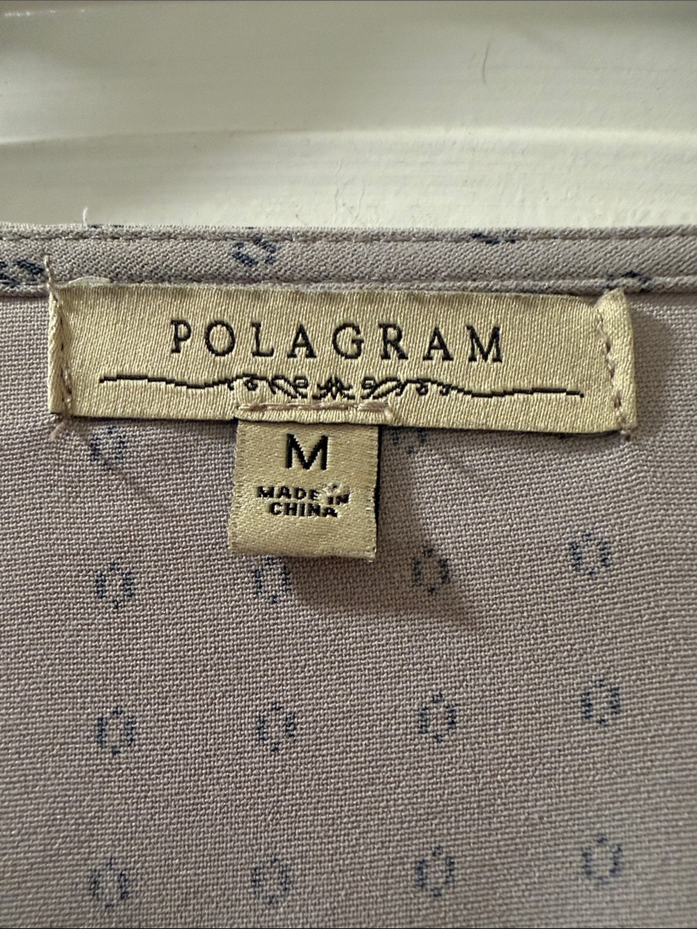 Polagram Lavender Dot Button-Front Midi Dress - Picture 2 of 6